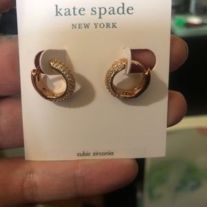 Kate spade cubic zirconia earrings